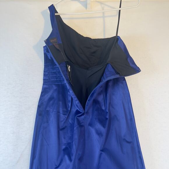 Shape FX Above the Knee Dress Woman Size 4 Royal Blue Ulimate Control Lining - Picture 13 of 16